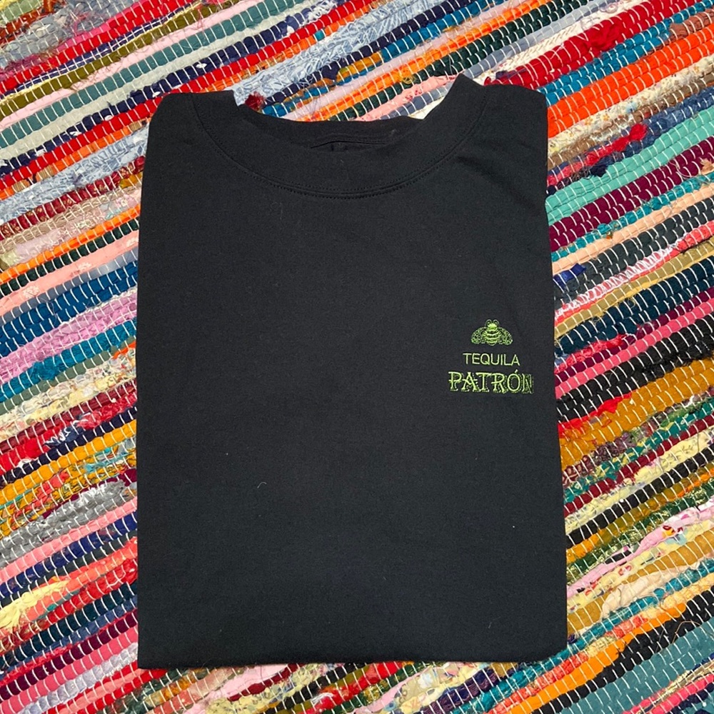 Embroidered “Tequila Patrón” Men’s T-shirt